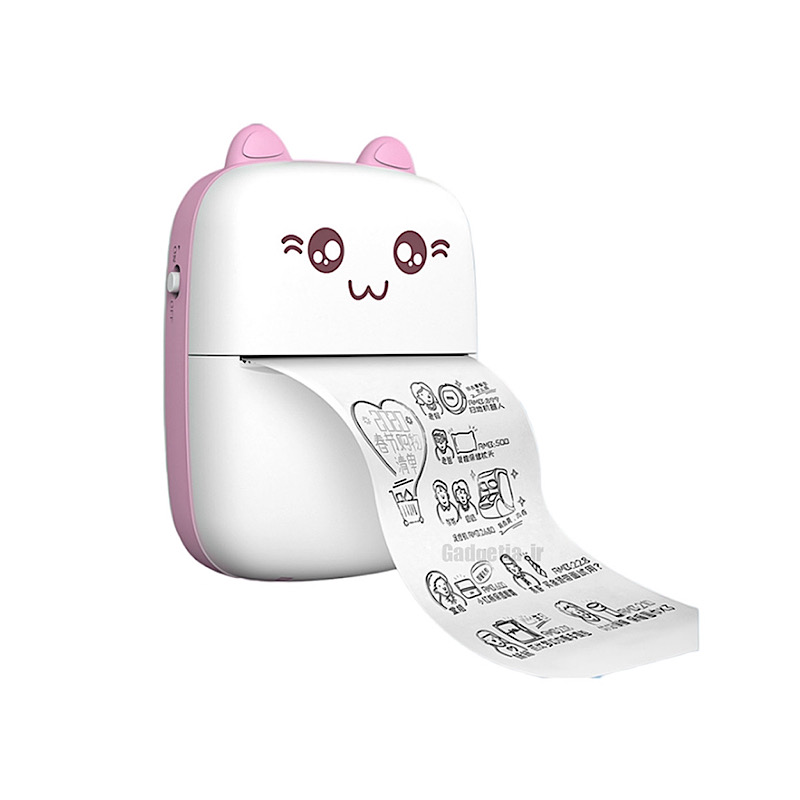 مینی پرینتر همراه بدون نیاز به جوهر مدل Rabbit