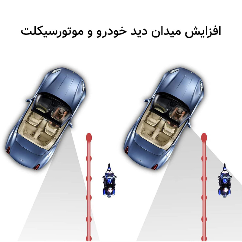 آینه محدب نقطه کور خودرو بسته 2 عددی