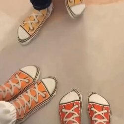 جوراب طرح کتانی آل استار