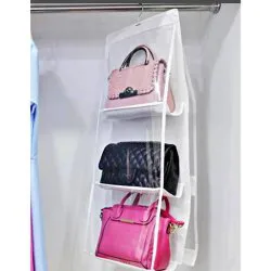 نگهدارنده و آویز کیف داخل کمد مدل 3 طبقه
